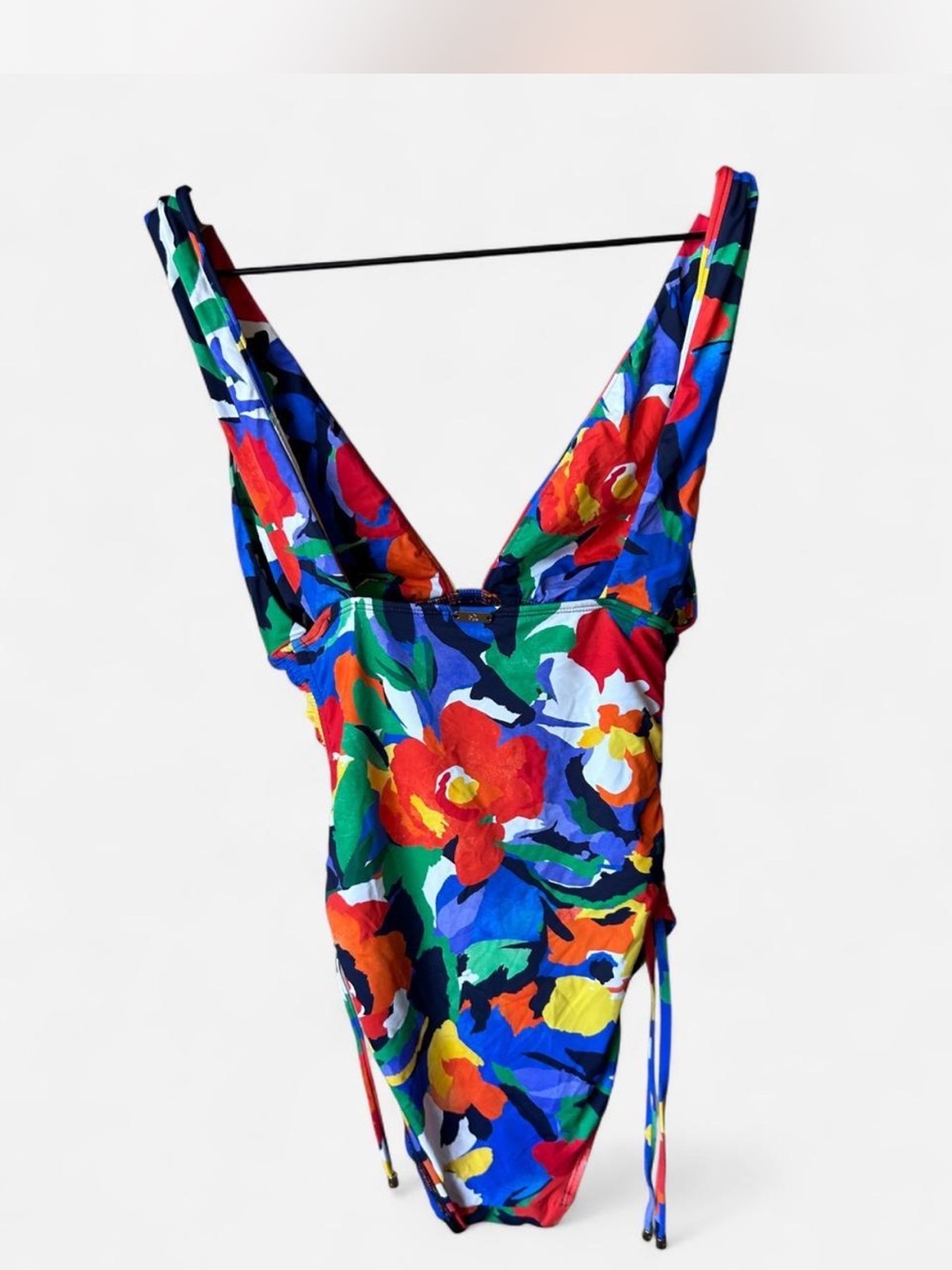 Ralph Lauren multicoloured one piece swimsuit Vibrant Floral 10 - Picture 3 of 8